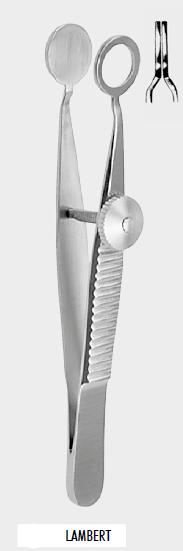 Пінцет ЛАМБЕРТ (LAMBERT) для халязіону, 9 см (cm)